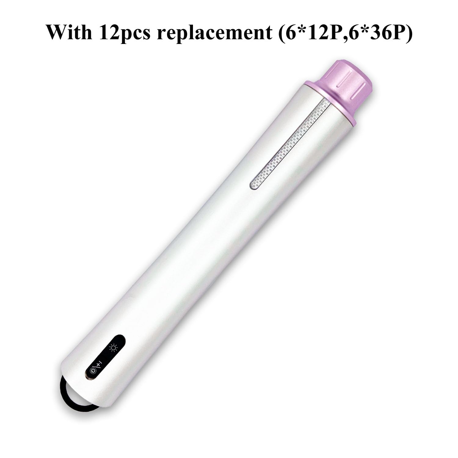 EsencialLuz – Lápiz Facial de Microperforación con Luz LED y Cartuchos Intercambiables