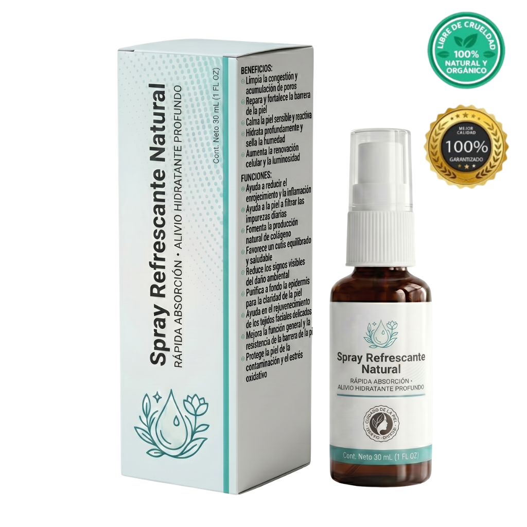 Natural spray refrescante