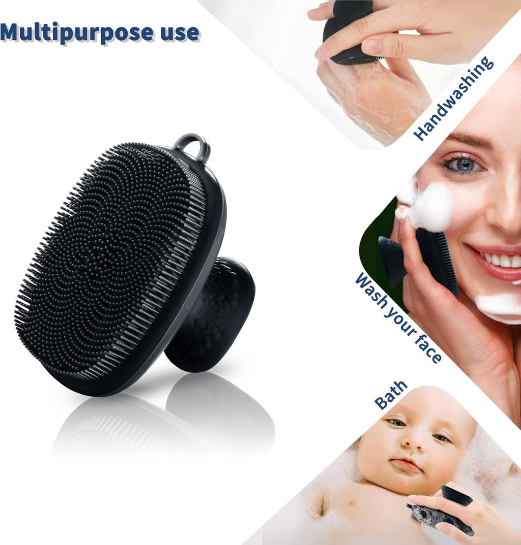 EsencialLuz – Cepillo Facial de Silicona Impermeable para Limpieza y Exfoliación
