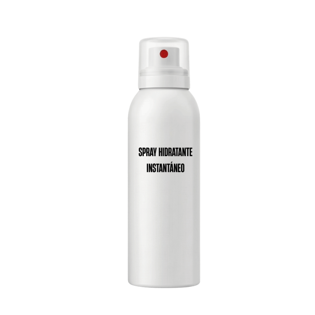 Envase del Spray Hidratante Instantáneo para una piel suave y fresca.