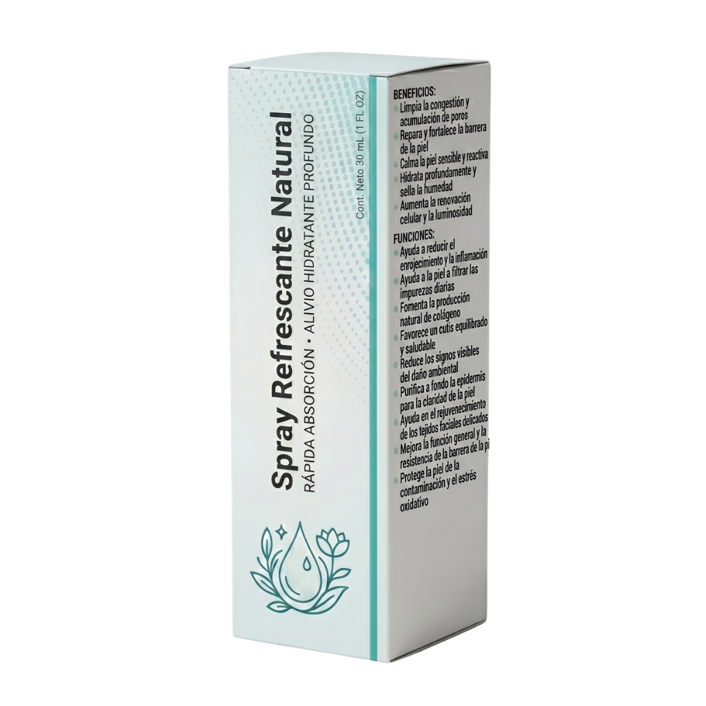 Natural spray refrescante