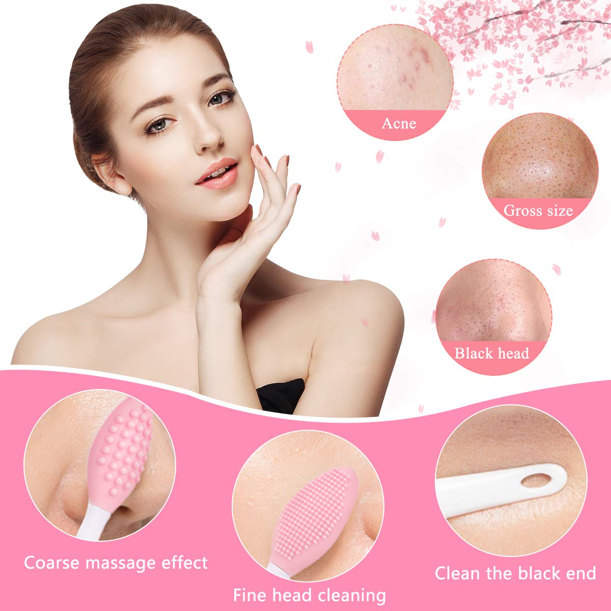 EsencialLuz – Cepillo Facial de Silicona para Limpieza y Exfoliación
