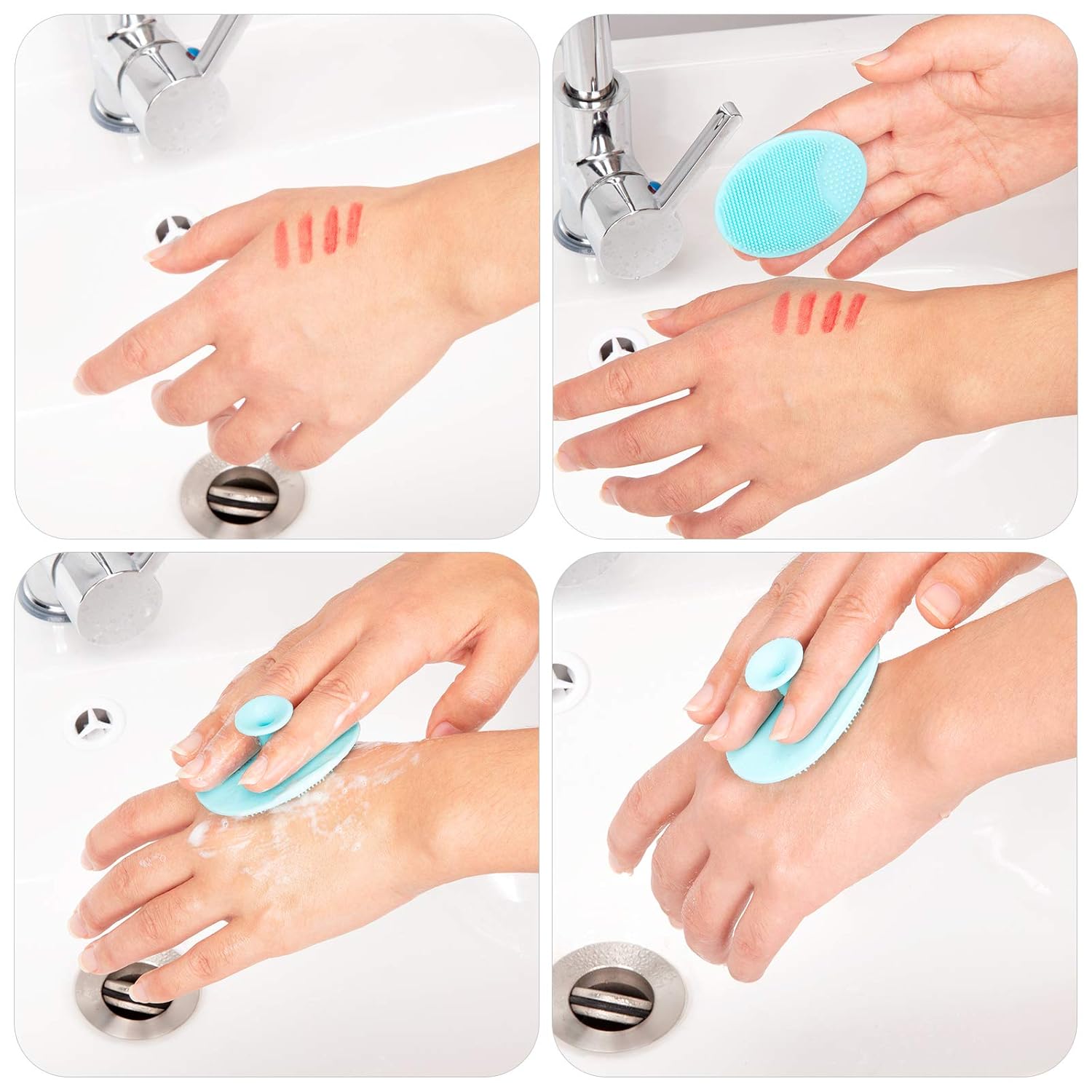 EsencialLuz – Cepillo Facial de Silicona para Limpieza y Exfoliación