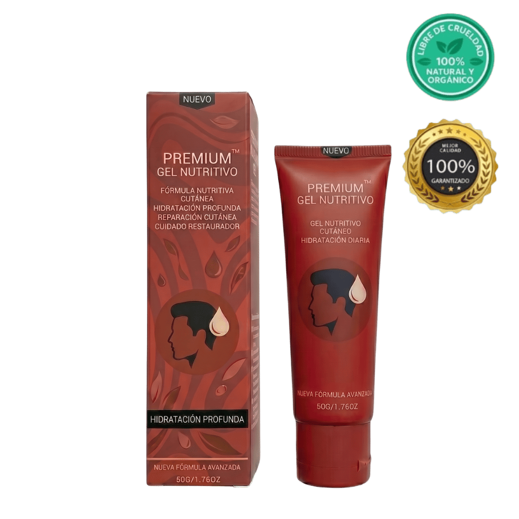 Gel Nutritivo Premium, gel para el cuidado de la piel, hidratación profunda y fórmula nutritiva.