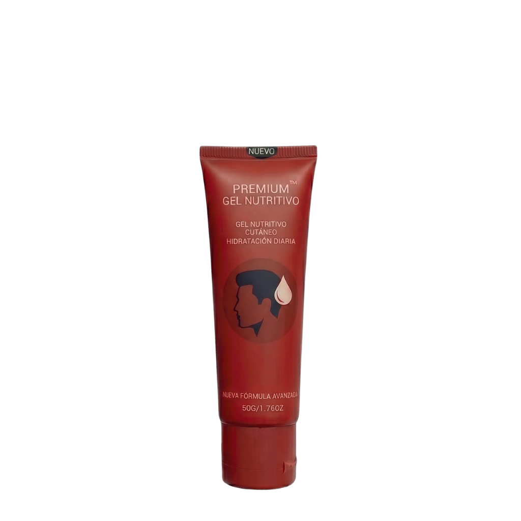 Gel Nutritivo Premium en tubito, ideal para hidratación diaria y cuidado de la piel.