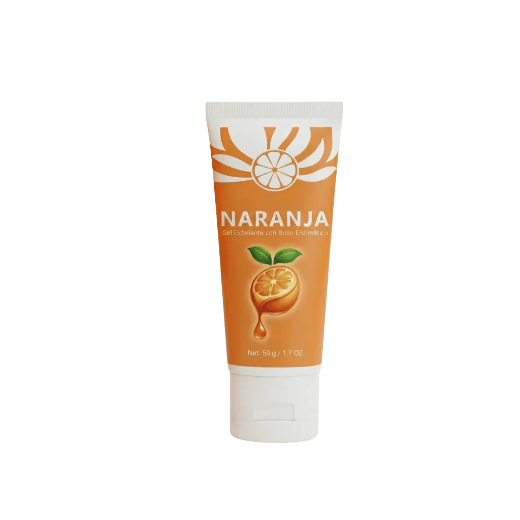Gel enzimático de naranja