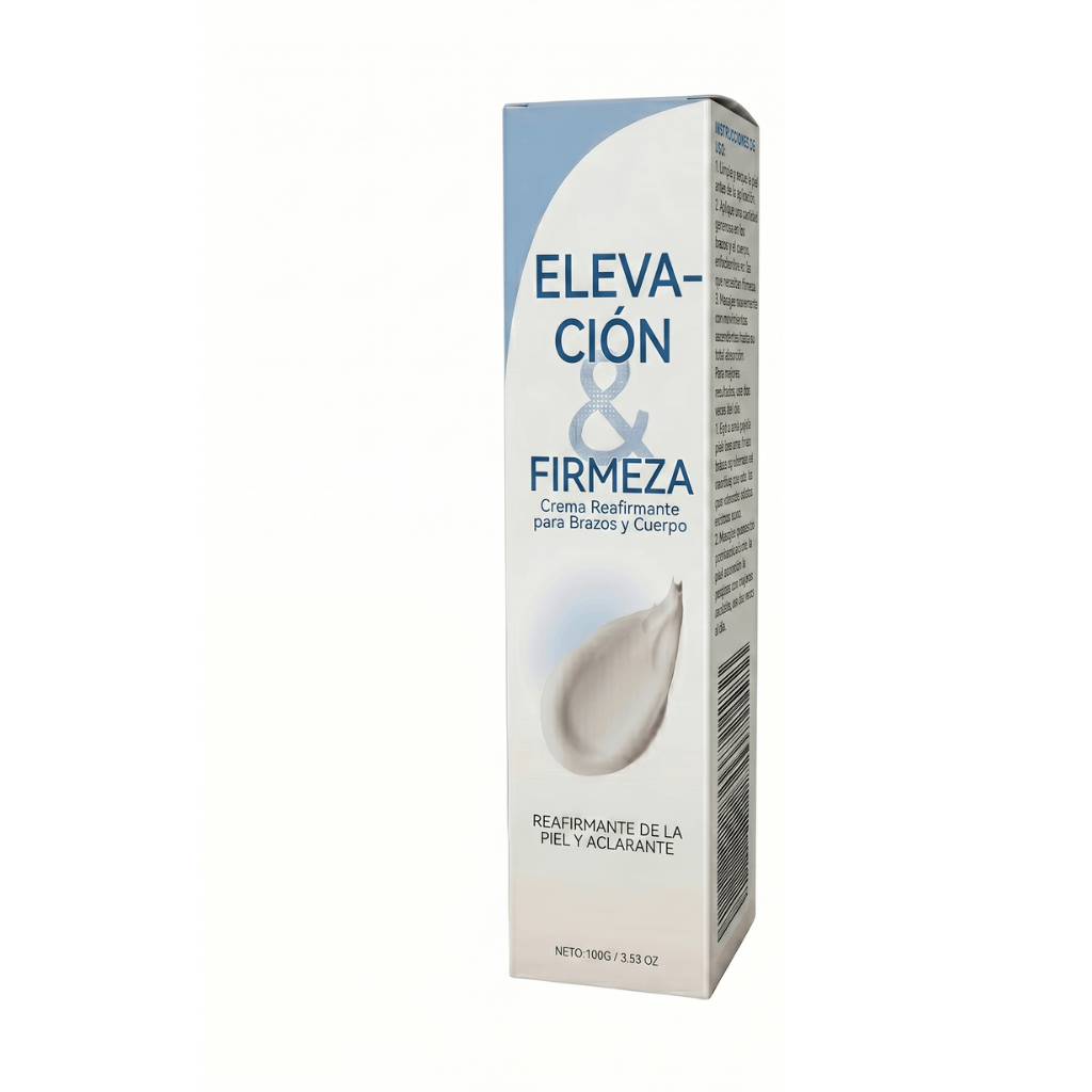 Crema Reafirmante para Brazos en envase elegante, mejora firmeza y suavidad de la piel.