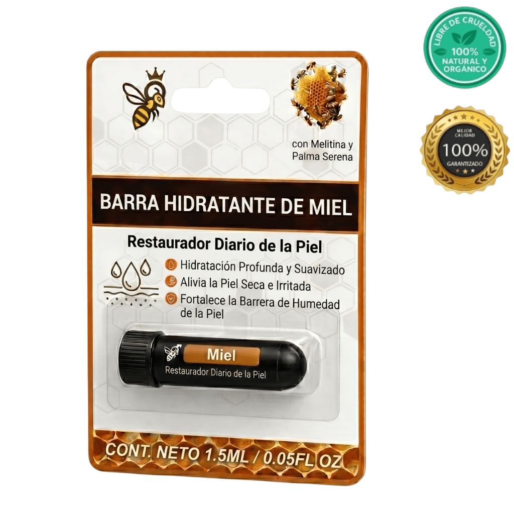 Barra hidratante de miel