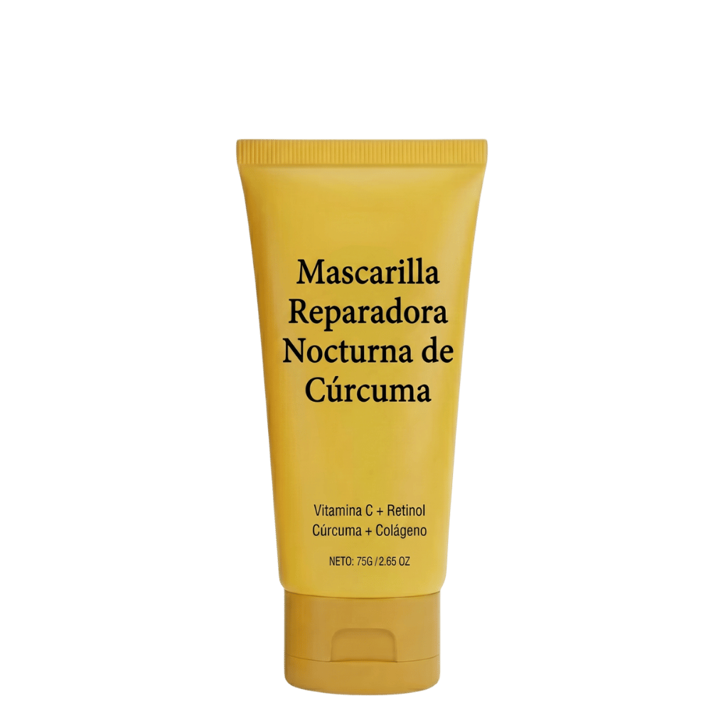 Crema mascarilla facial de cúrcuma de lujo