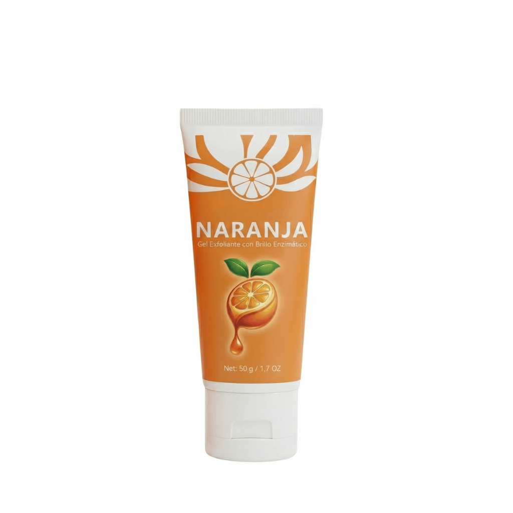 Gel enzimático de naranja