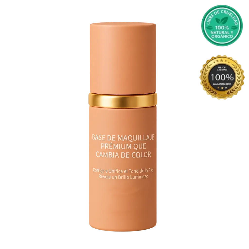 Base de Maquillaje Prémium Que Cambia de Color
