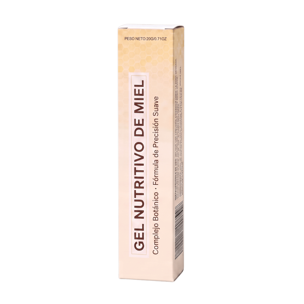 Gel Nutritivo de Miel en su envase, diseñado para una piel suave y renovada.