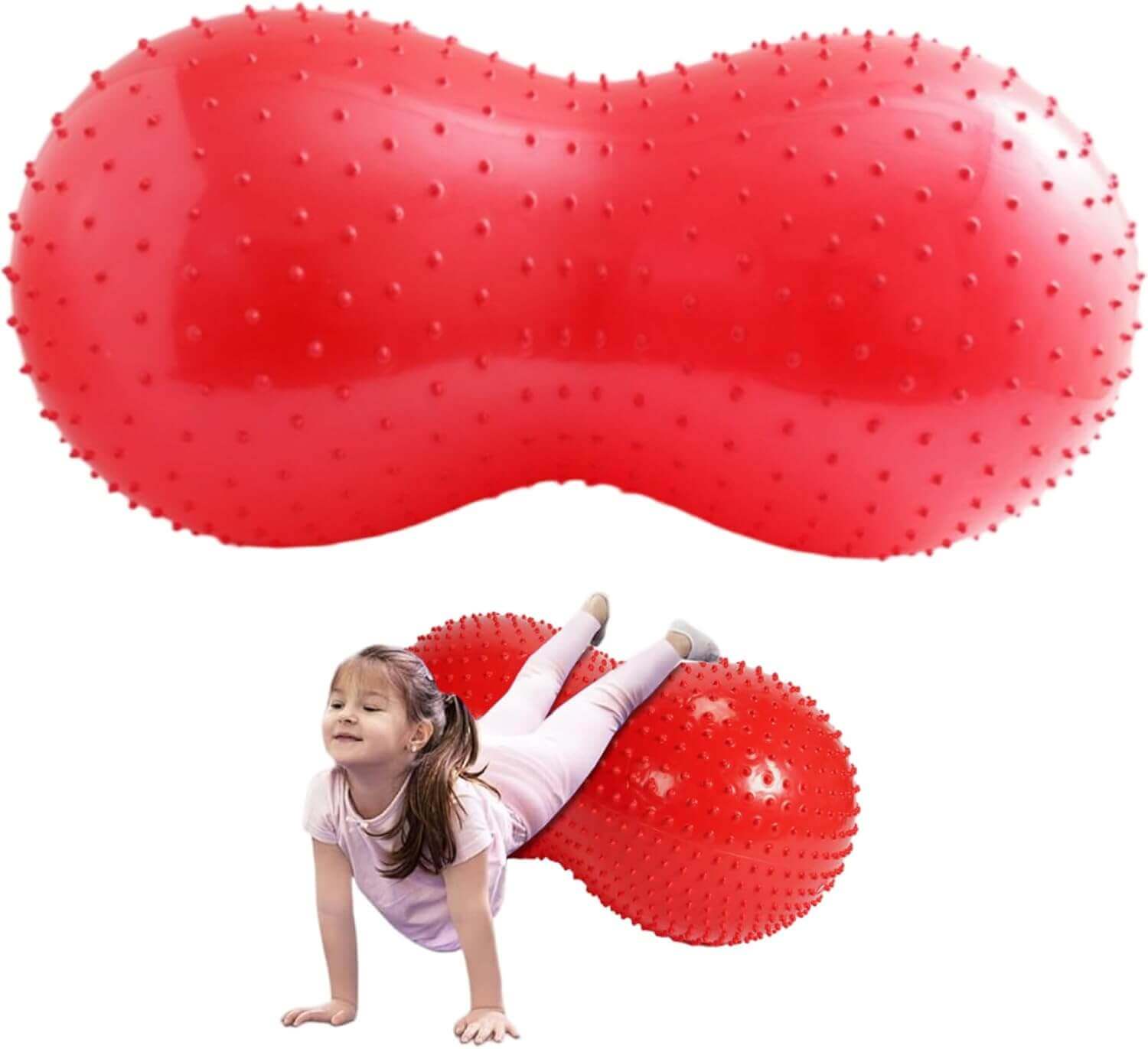 EsencialLuz AlmaBalance inflable redonda para bienestar durante el embarazo, estiramiento y relajación.