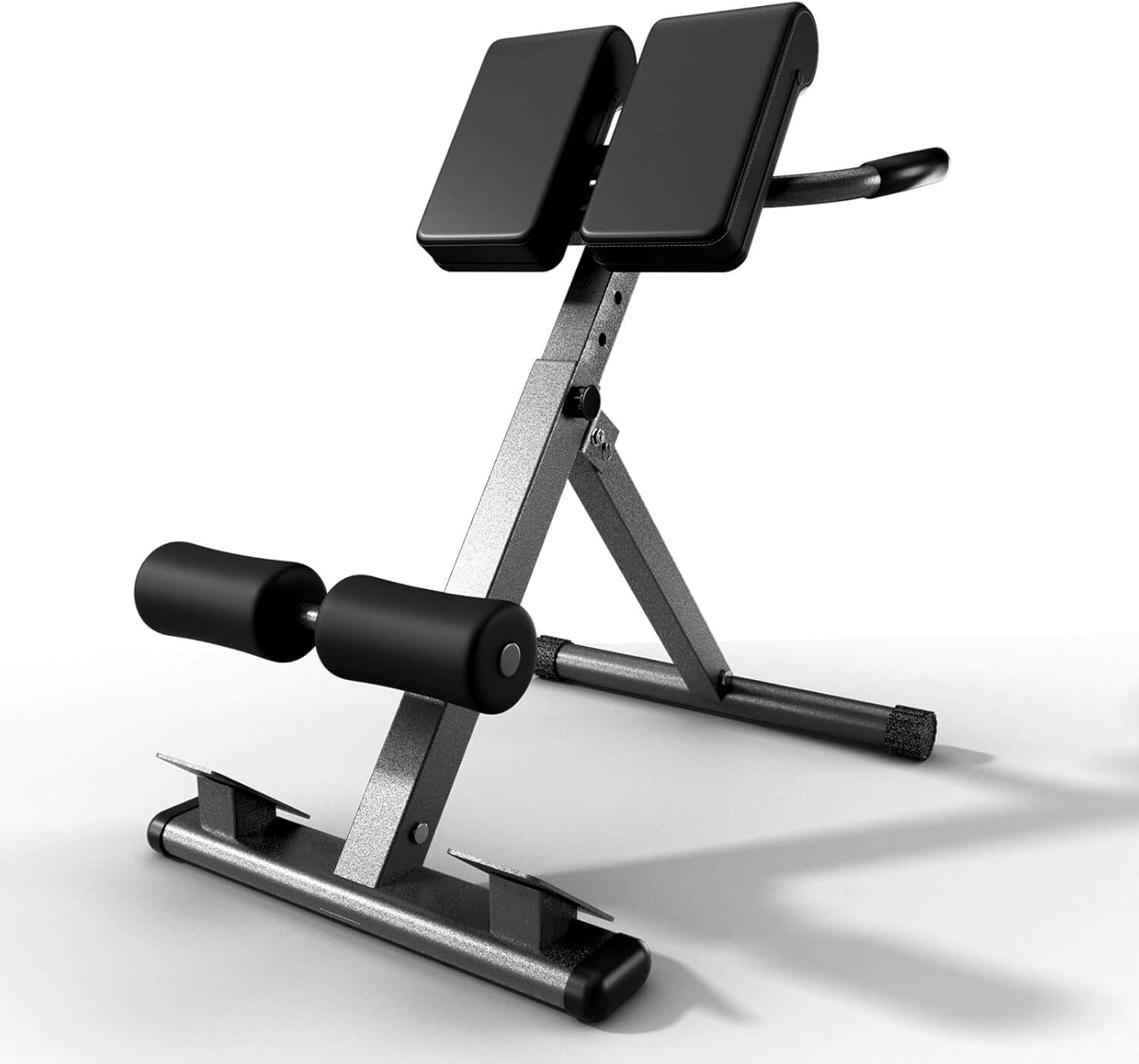EsencialLuz Banco CorePostura 45° ajustable para fortalecer la zona lumbar y abdominales en casa o gimnasio.