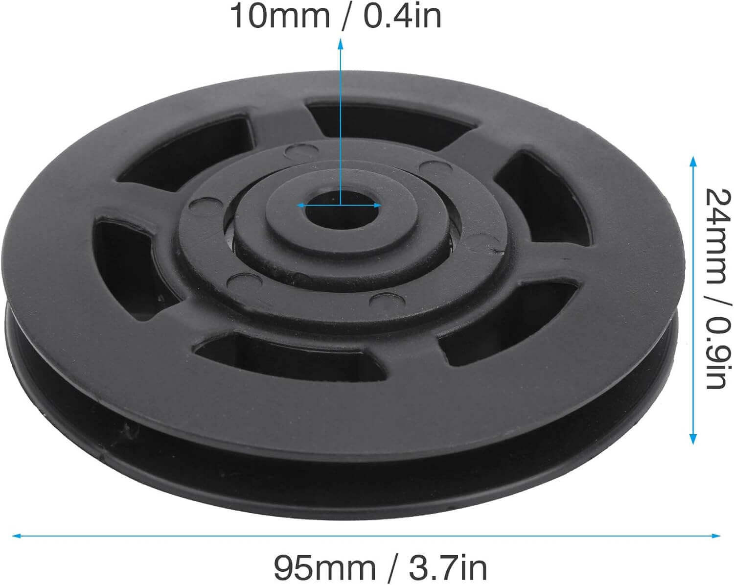 EsencialLuz MotionCore X1 rodamiento de acero con medidas de 95mm y 24mm, ideal para equipos de entrenamiento.