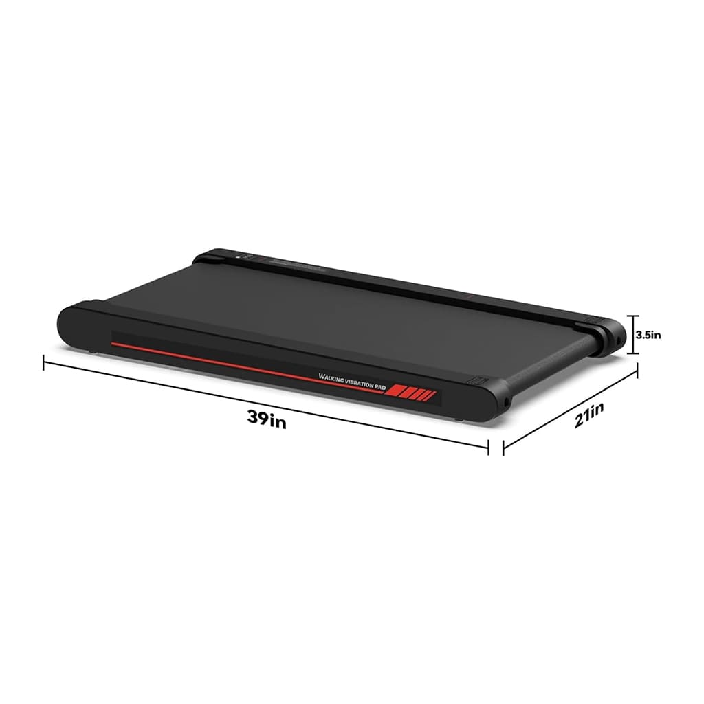 EsencialLuz PasoZen elegante y compacta cinta de caminar portátil, medidas 39in x 21in x 3.5in.