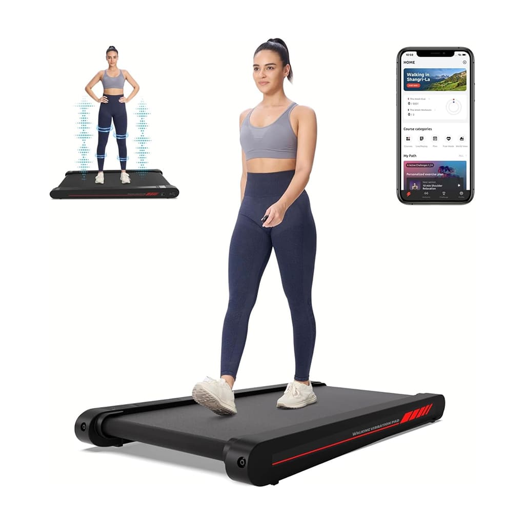 EsencialLuz PasoZen: Cinta de caminar elegante y compacta para movimiento suave y bajo impacto en casa.