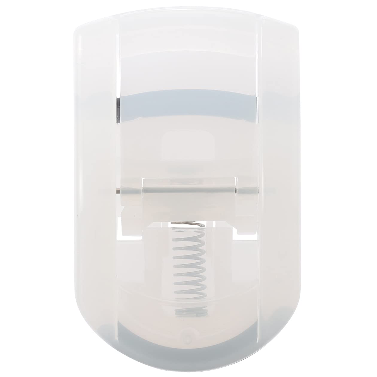 EsencialLuz – Rizador de Pestañas Portátil en color transparente, ideal para un rizado natural y duradero en segundos.