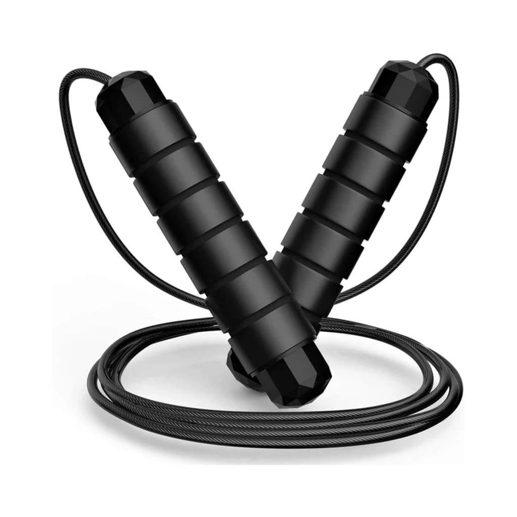 EsencialLuz RápidoÁgil cuerda de saltar profesional con empuñaduras ergonómicas y cable de acero.